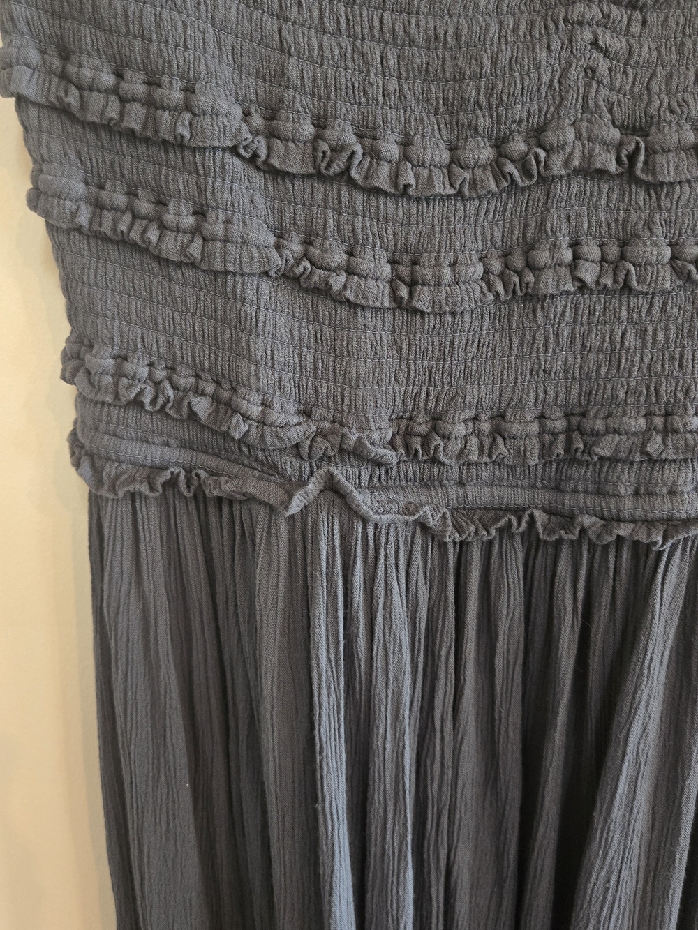 O'NEILL Devyn Womens Strapless Midi Dress - Slate Blue - Picture 8 of 12